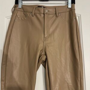 7 For All Mankind Tan Straight Leg Pants